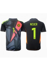 Fotbalové Dres Německo Manuel Neuer #1 Brankářské Domácí Oblečení ME 2024 Krátký Rukáv